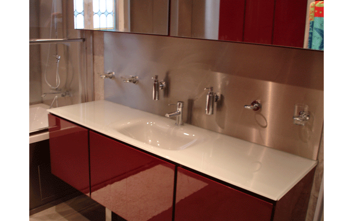 Salle de bain en inox image 38